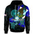 American Samoa Hoodie American Samoa Independence Day With Bald Eagle and Polynesian Patterns LT10 Red - Polynesian Pride
