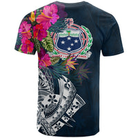 Samoa Custom T Shirt Summer Vibes - Polynesian Pride