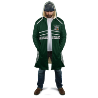 Takuilau College Tongan Patterns Cloaks - LT12 Unisex Green - Polynesian Pride