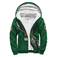 Tonga Saineha High School Tongan Patterns Sherpa Hoodie - LT12 Unisex Green - Polynesian Pride