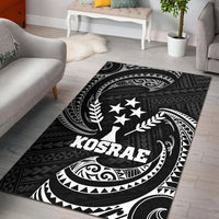 Kosrae Micronesia Area Rug - White Tribal Wave White - Polynesian Pride