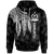 Vanuatu Hoodie Polynesian Wings (White) Unisex Blue - Polynesian Pride