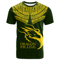 Custom Hawaii Honokaa High & Intermediate School T Shirt LT12 Unisex Green - Polynesian Pride