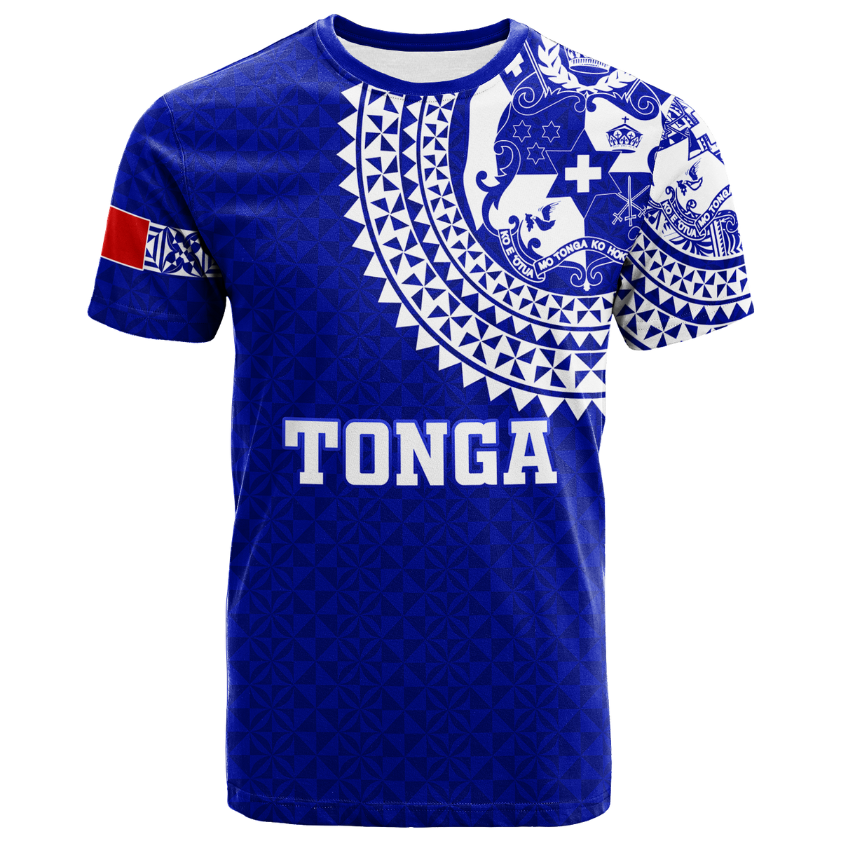 Tonga T Shirt Tongan Blue Turtle LT12 Unisex Blue - Polynesian Pride