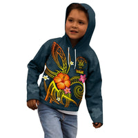 Niue Polynesian Hoodie Legend of Niue (Blue) - Polynesian Pride