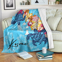 Kosrae Premium Blanket - Tropical Style White - Polynesian Pride