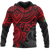 Vanuatu Polynesian Hoodie Red Turtle Unisex RED - Polynesian Pride
