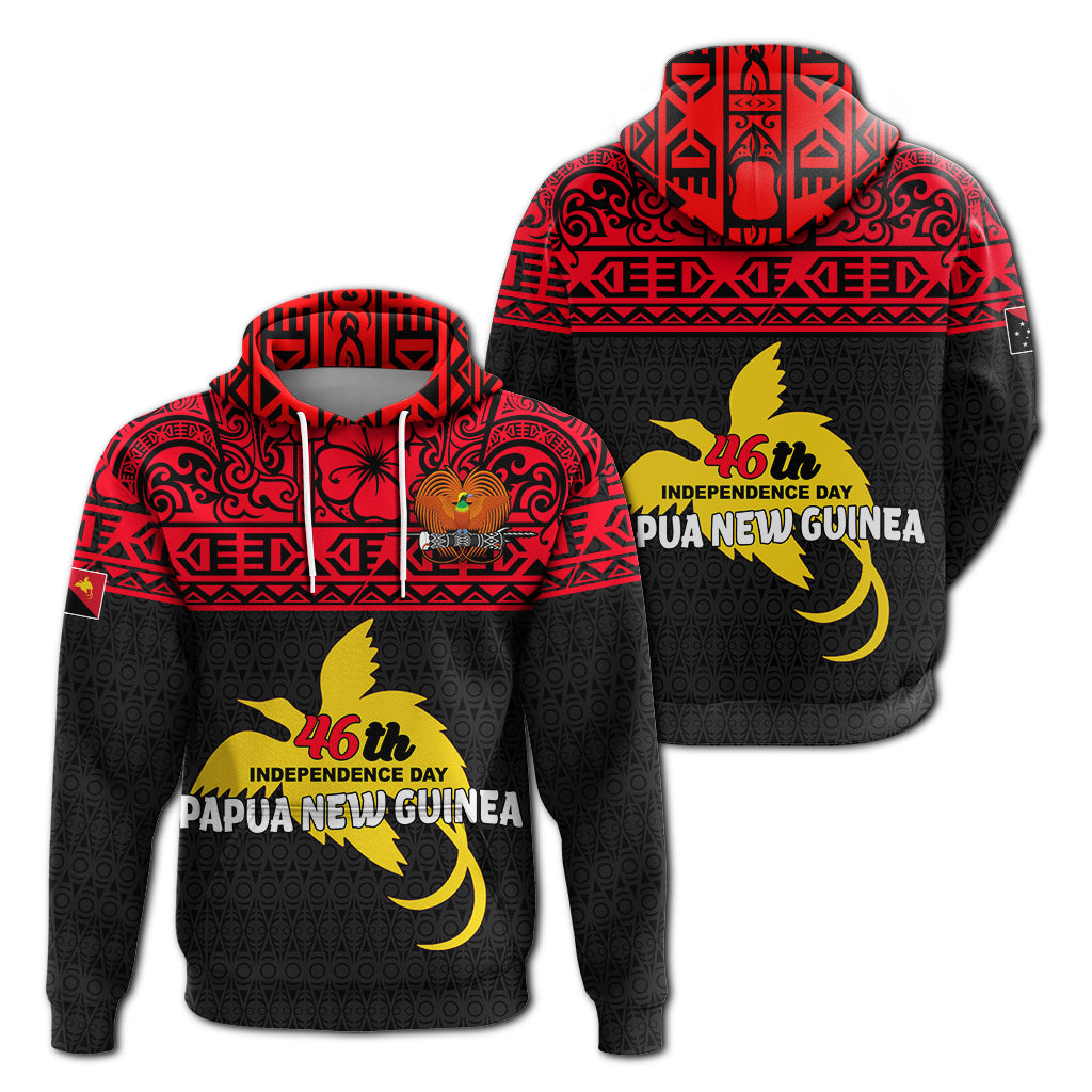 Papua New Guinea Independence Day Hoodie LT12 Unisex Red - Polynesian Pride