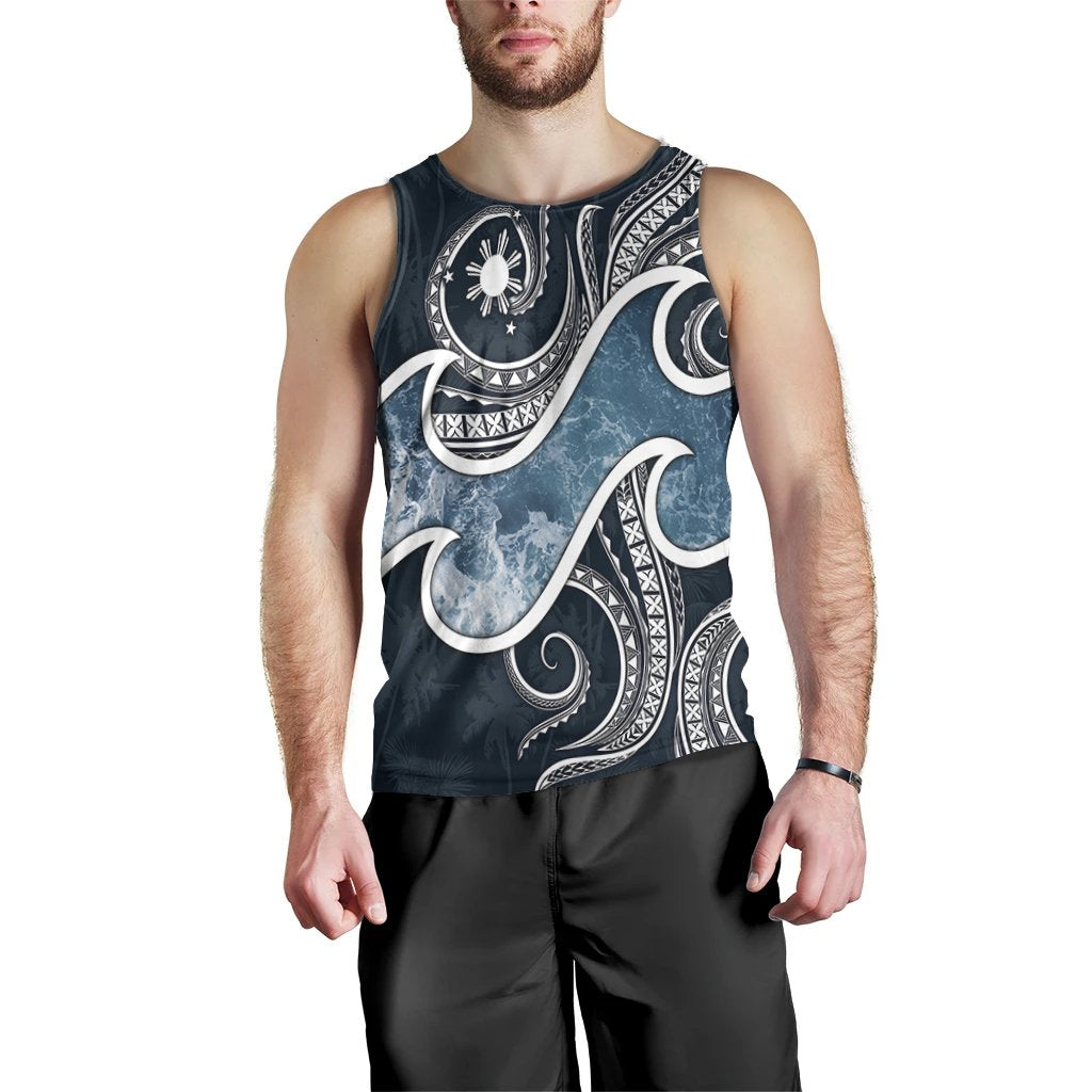 The Philippines Men's Tank Top - Ocean Style - Polynesian Pride