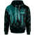 Vanuatu Hoodie Polynesian Wings (Turquoise) Unisex Turquoise - Polynesian Pride