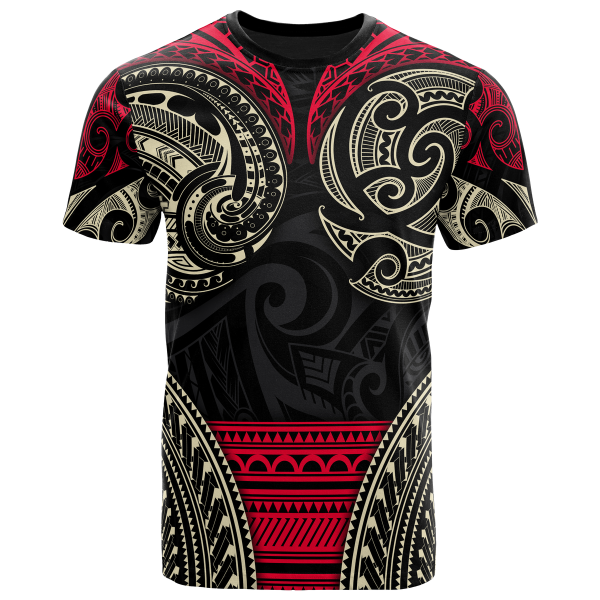 Polynesian Maori T Shirt Patterns Unisex Black - Polynesian Pride