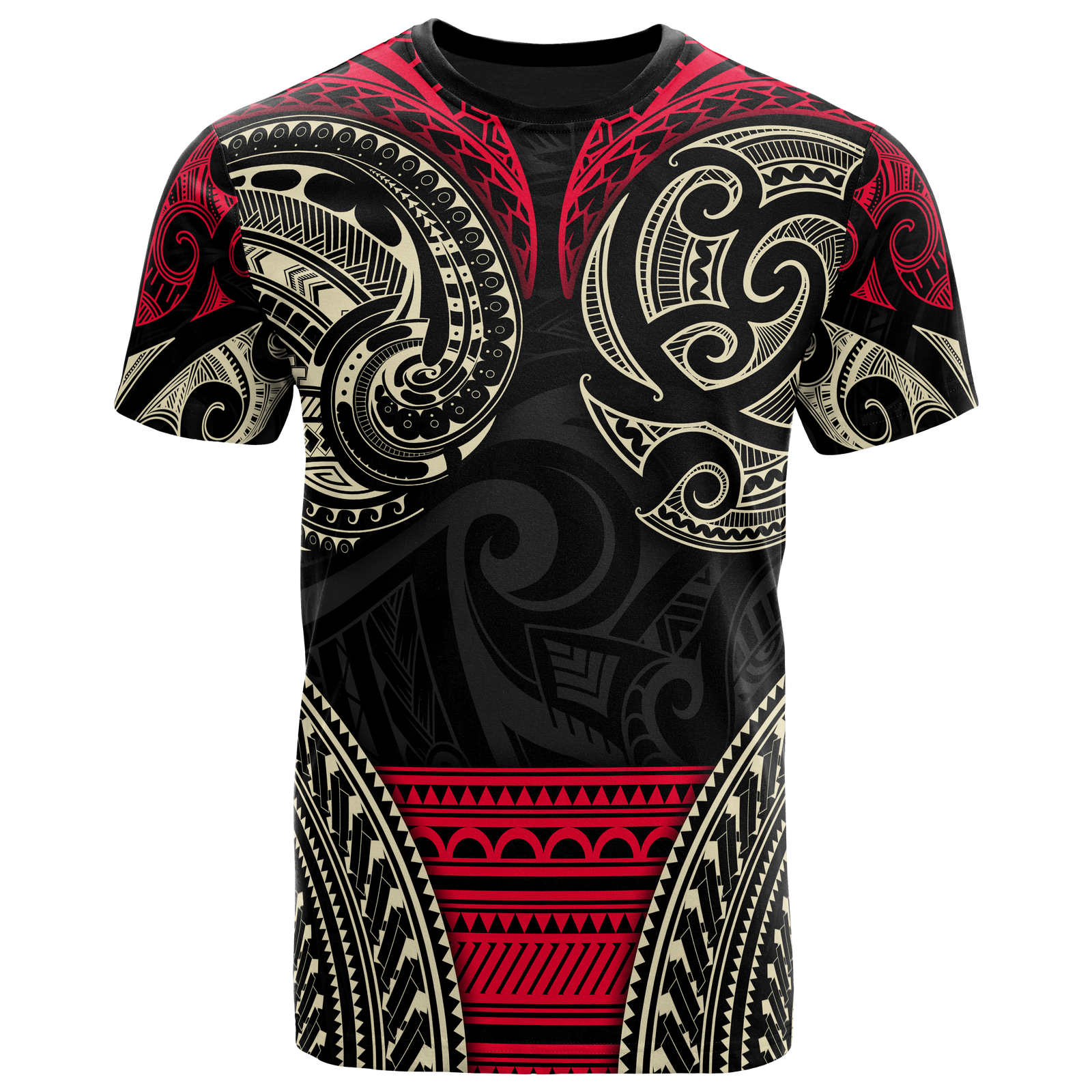 Polynesian Maori T Shirt Patterns Unisex Black - Polynesian Pride