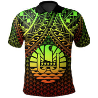 Polynesian Tahiti Polo Shirt Reggae Vintage Polynesian Patterns Unisex Reggae - Polynesian Pride