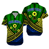 Custom Matching Hawaiian Shirt and Dress Vanuatu Malampa Province Tribal Pattern LT12 - Polynesian Pride