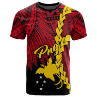 Papua New Guinea Polynesian T Shirt Tribal Wave Tattoo Flag Color Unisex Yellow - Polynesian Pride