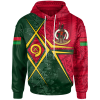 Vanuatu Hoodie Vanuatu Legend Unisex Red - Polynesian Pride