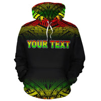 Samoa Polynesian Custom Hoodie Reggae Frog - Polynesian Pride