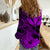 Kakau Polynesian Tribal Hawaiian Turtle with Kanaka Maoli Purple Women Casual Shirt LT9 - Polynesian Pride