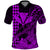 Kakau Polynesian Tribal Hawaiian Turtle with Kanaka Maoli Purple Polo Shirt LT9 Purple - Polynesian Pride