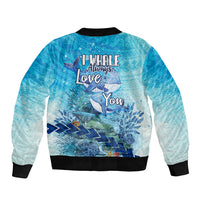 Mother and Baby Whale Mix Polynesian Style Bomber Jacket TS07 - Polynesian Pride