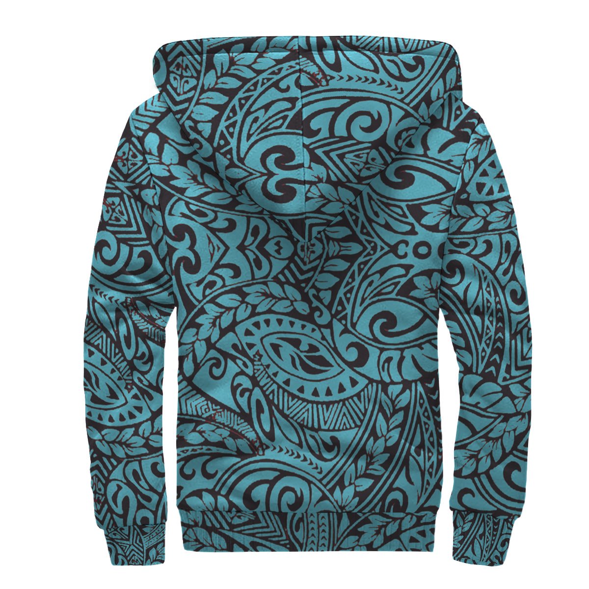 Blue Polynesian Sherpa Hoodie - Polynesian Pride