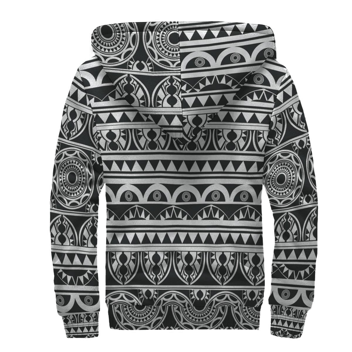 Black Polynesian Sherpa Hoodie - Polynesian Pride
