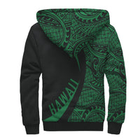 Hawaii Turtle Green Polynesian Sherpa Hoodie - Circle Style - Polynesian Pride