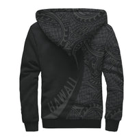 Hawaii Turtle Grey Polynesian Sherpa Hoodie - Circle Style - Polynesian Pride