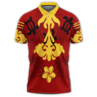 Hawaii Polo Shirt Hawaiian Quilt Style Polo Shirt - Polynesian Pride