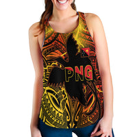 (Custom Personalised) Papua New Guinea Women Racerback Tank Stalwart Polynesian Special LT13 - Polynesian Pride