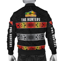 The Hunters PNG Bomber Jacket Papua New Guinea Hunters Rugby LT13 - Polynesian Pride