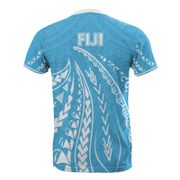 Fiji T Shirt Fijian Flag Swirling Style - Polynesian Pride
