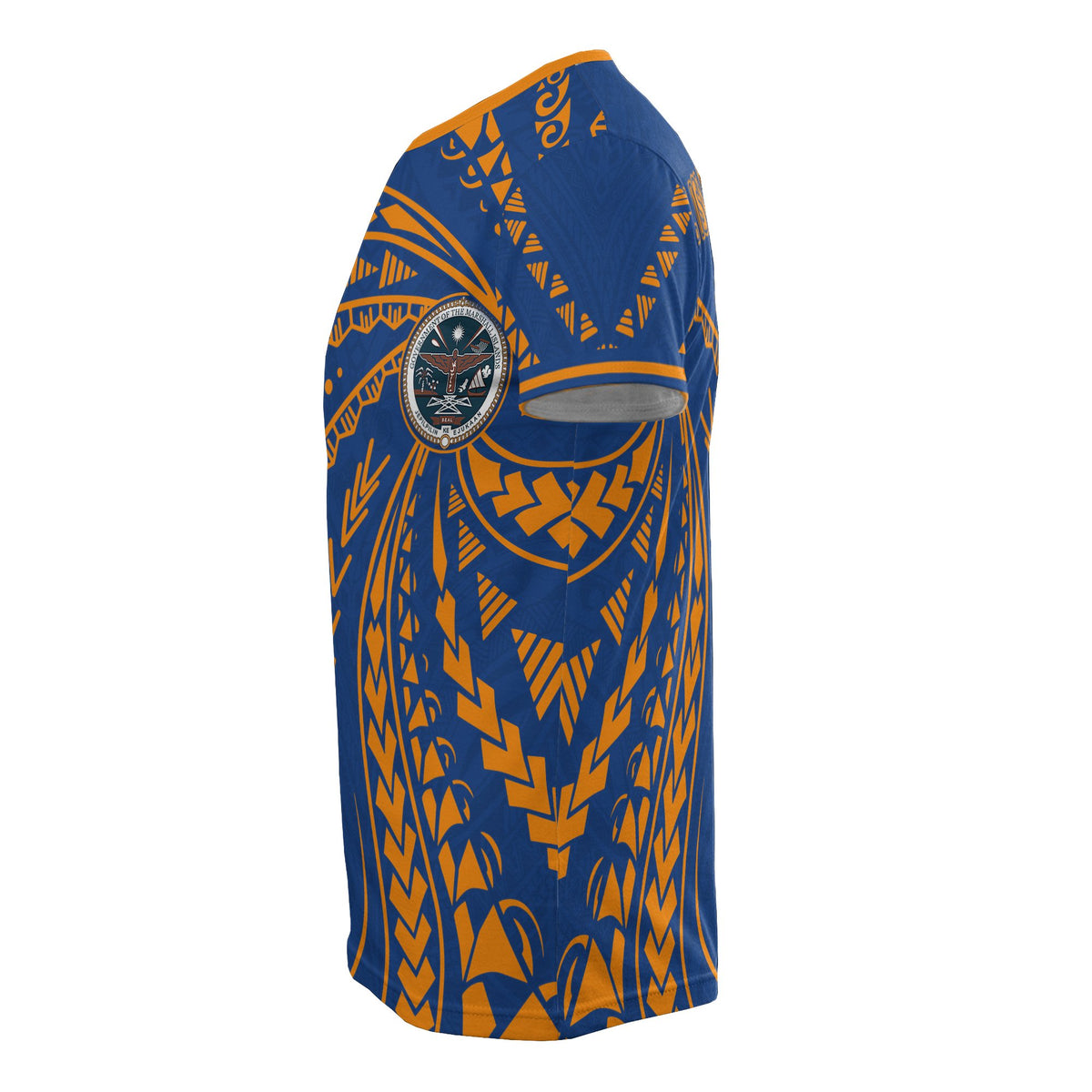 Marshall Islands T Shirt Marshall Islands Seal Swirling Style - Polynesian Pride