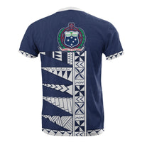 Samoa Polynesian T Shirt Samoa Coat Of Arms - Polynesian Pride