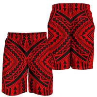 Polynesian Tradition Red Men's Short Men's Shorts Red - Polynesian Pride