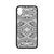 Polynesian 03 Rubber Phone Case One Size iPhone X Black - White - Polynesian Pride
