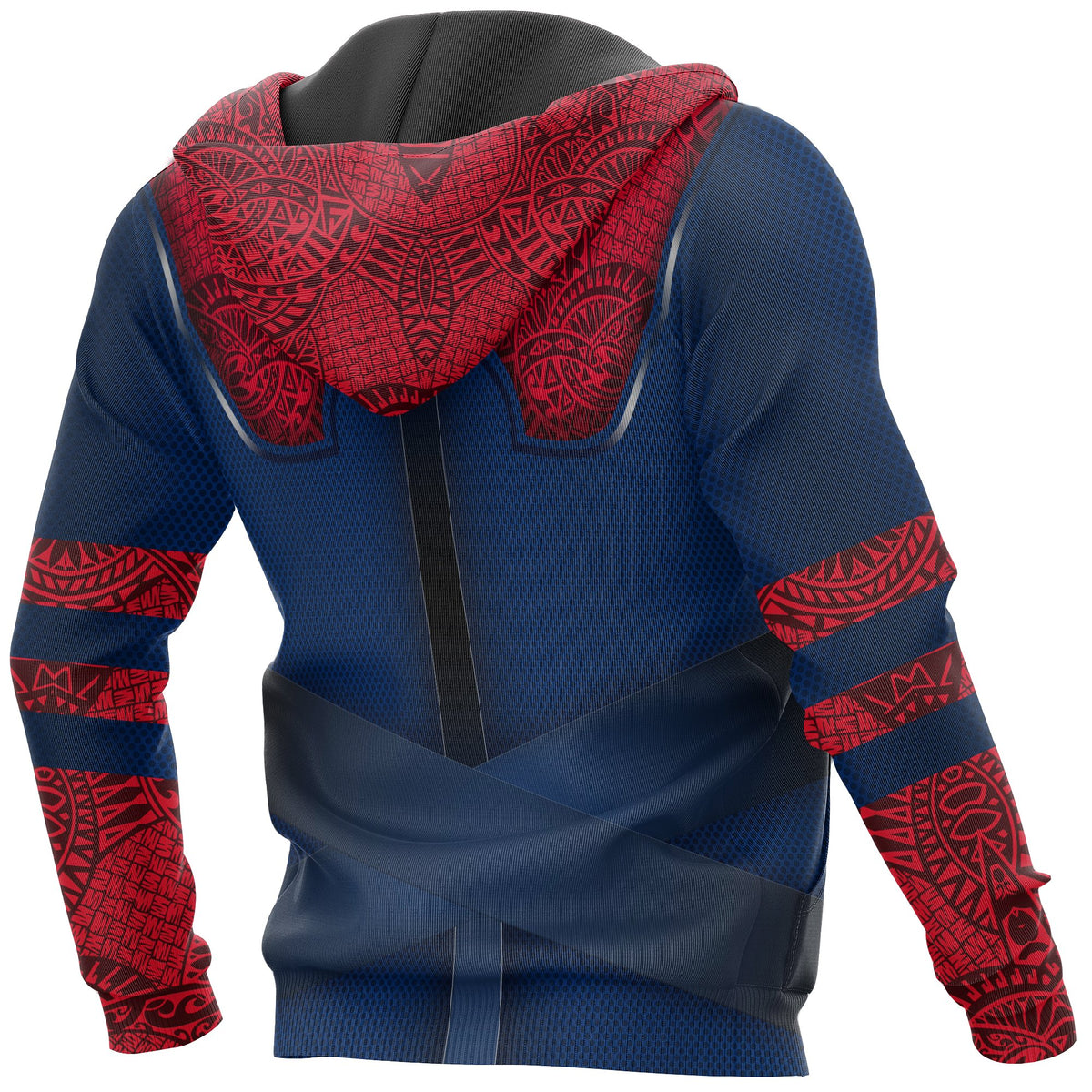 Samoa Hoodie Armor Style - Polynesian Pride
