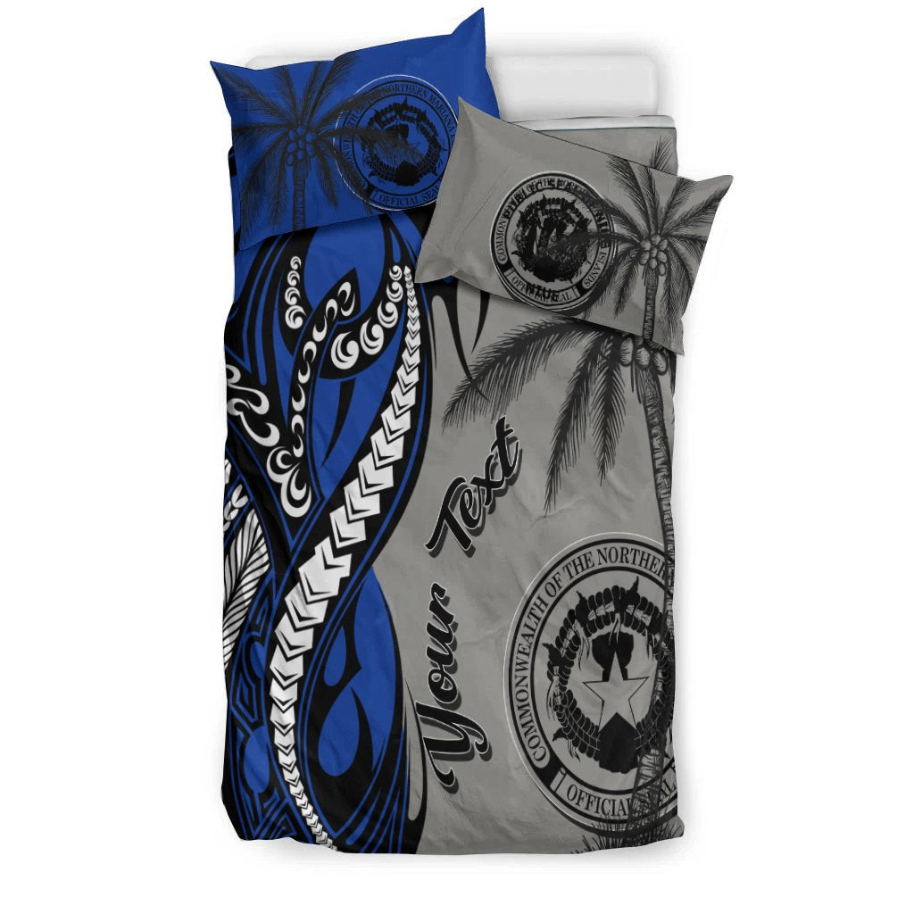 Northern Mariana Islands Custom Personalized Bedding Set - Classical Coconut Tree - Polynesian Pride