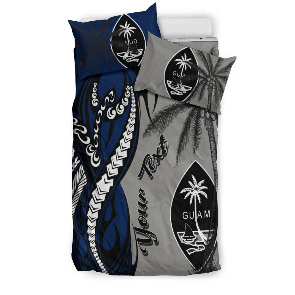 Guam Custom Personalized Bedding Set - Classical Coconut Tree - Polynesian Pride