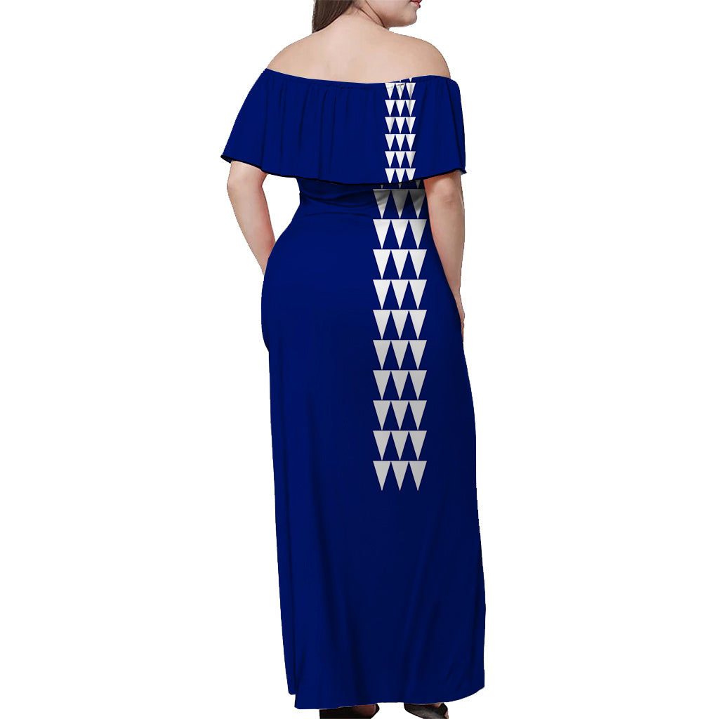 Hawaii Waiakea High School Tattoo Tribal Off Shoulder Dress Ver02 - LT12 - Polynesian Pride