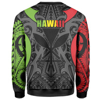 Hawaii Polynesian Tribal Kanaka Maoli Sweatshirt - AH - Reggae - Mark Style - Polynesian Pride