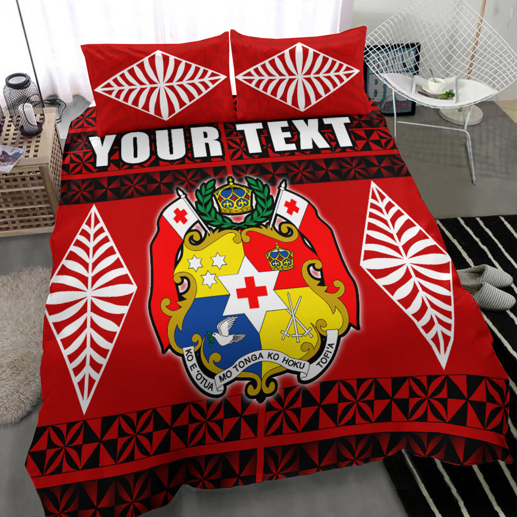 (Custom Personalised) Tonga Bedding Set - Tongan Pattern LT13 - Polynesian Pride