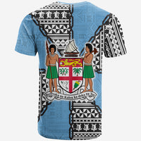 (Custom Front) Fiji Polynesian Band Tattoo T Shirt LT20 - Polynesian Pride