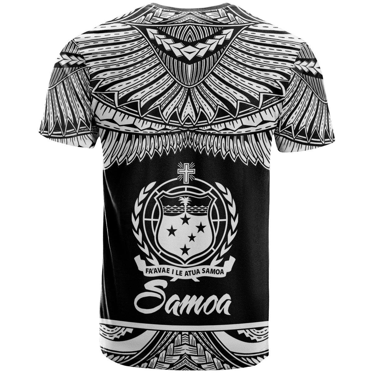 Samoa Polynesian T Shirt Samoa Pride White Version - Polynesian Pride