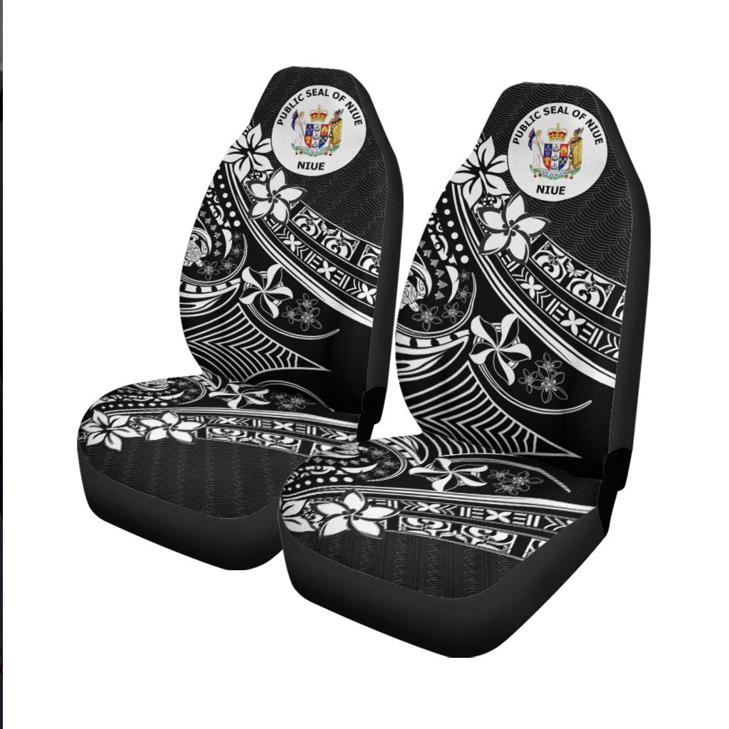Niue Car Seat Cover - The Flow OF Ocean - Polynesian Pride