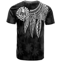 Tahiti T Shirt Polynesian Wings (White) - Polynesian Pride