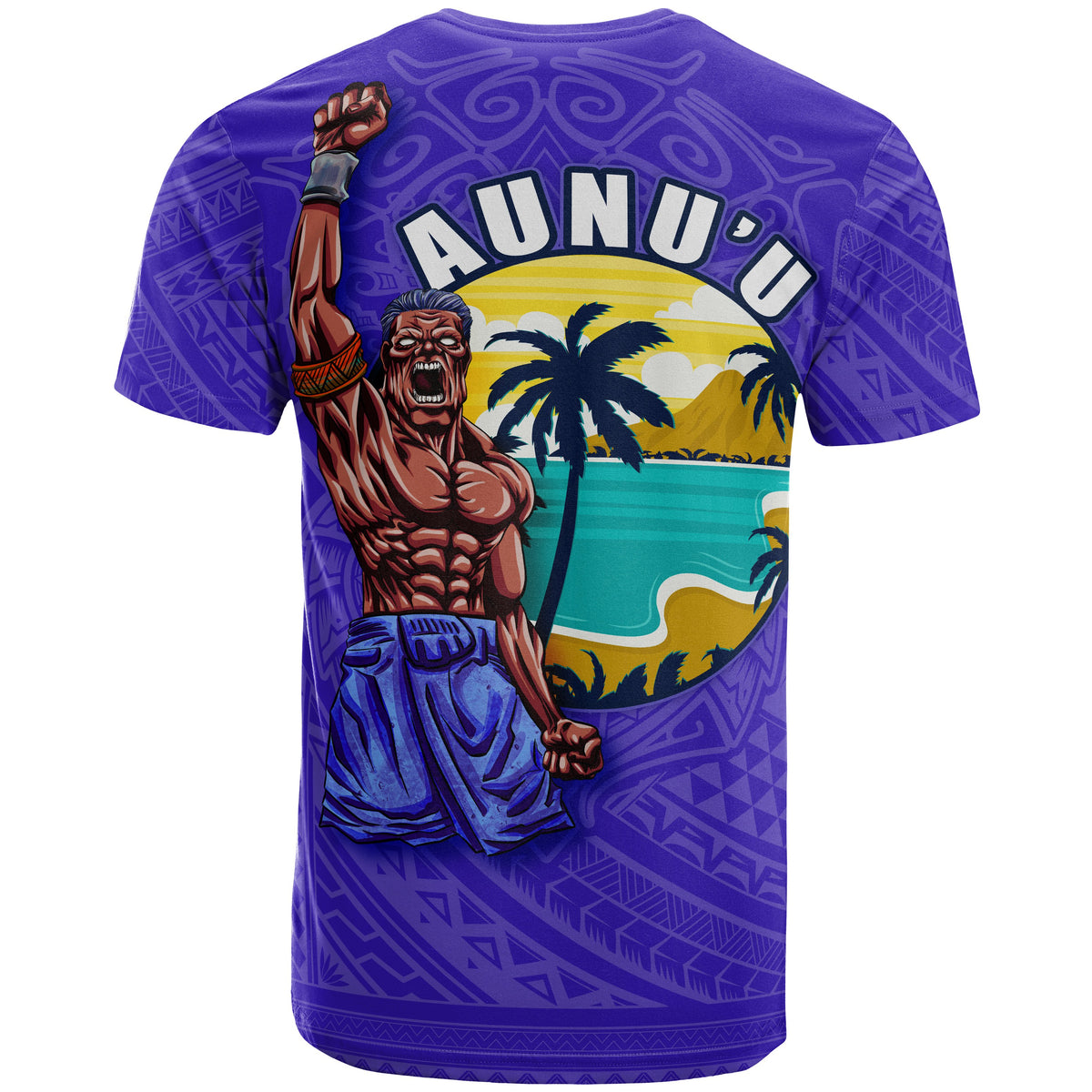 American Samoa Polynesian T Shirt Aunuu Island - Polynesian Pride
