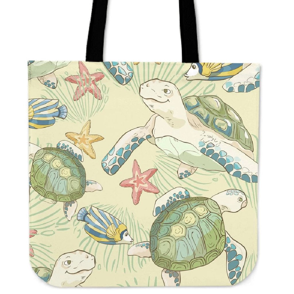 World Animal In Sea Tote Bag Tote Bag One Size White - Polynesian Pride