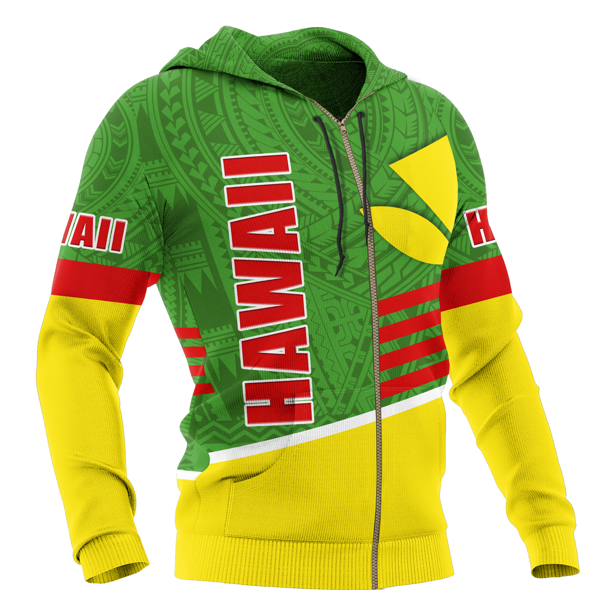 Polynesian Hawaii Hoodie (Zip up) Hawaiian Kanaka Maoli - Polynesian Pride