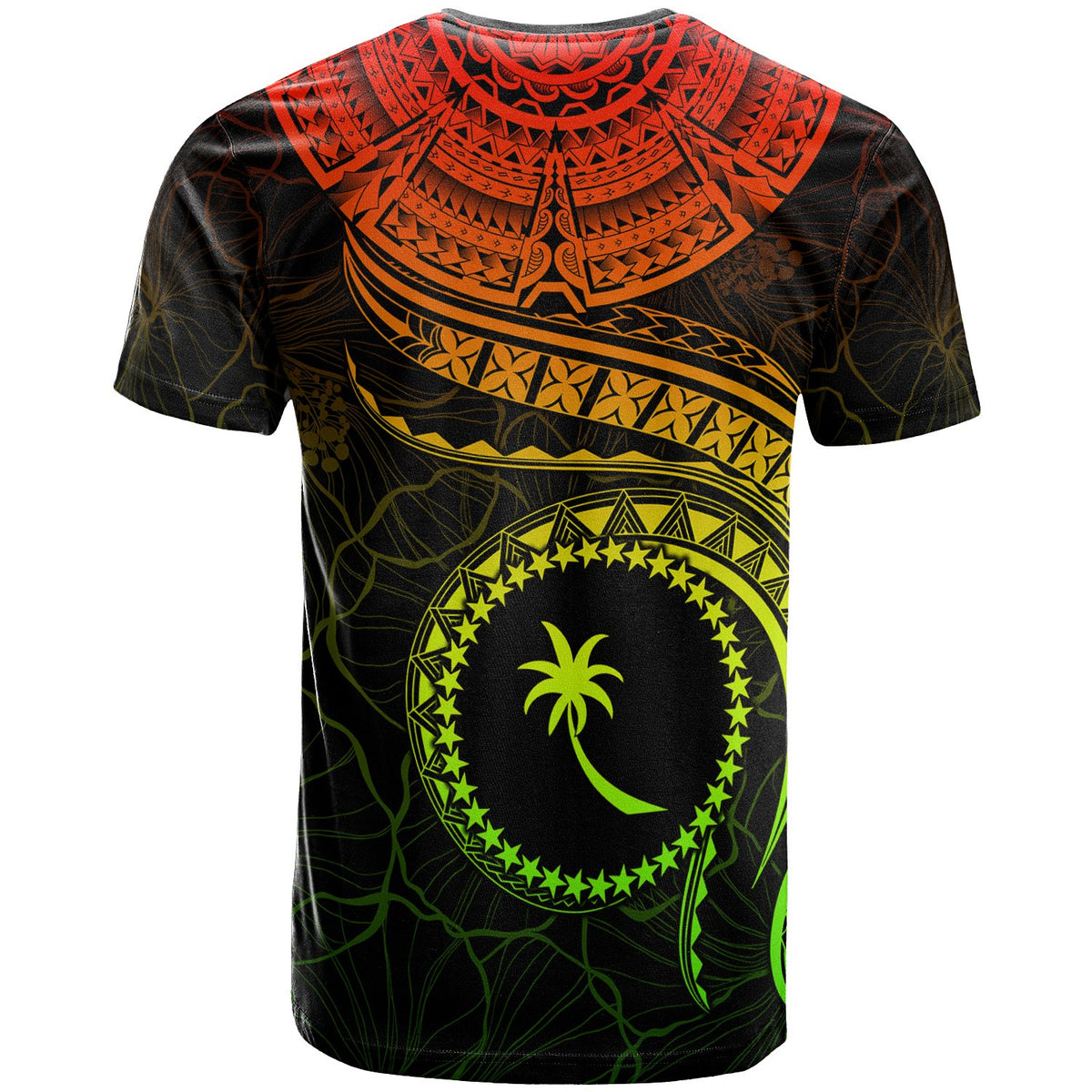 Chuuk Polynesian T Shirt Chuuk Waves (Reggae) - Polynesian Pride